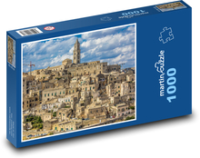 Itálie - Matera, Sassi Puzzle 1000 dílků - 60 x 46 cm