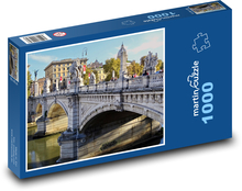 Itálie - most Puzzle 1000 dílků - 60 x 46 cm