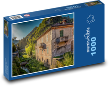 Italská architektura - Piemont Puzzle 1000 - 60x46 cm