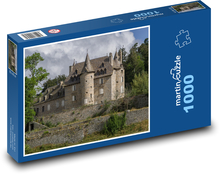 Francúzsko - Lozere, hrad Puzzle 1000 dielikov - 60 x 46 cm 