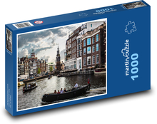 Holandsko - Amsterodam Puzzle 1000 dílků - 60 x 46 cm