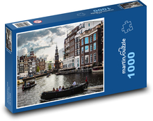 Amsterdam and its canals, Holland Puzzle 1000 pieces - 60 x 46 cm