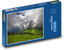 Alpejska górska natura Puzzle 1000 elementów - 60x46 cm