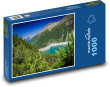Alpine water reservoir in Austria Puzzle 1000 pieces - 60 x 46 cm
