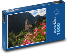 Austrian mountain church Puzzle 1000 pieces - 60 x 46 cm