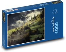 Taliansko - hory Puzzle 1000 dielikov - 60 x 46 cm 