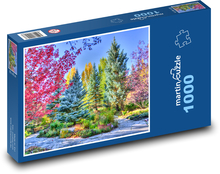 Podzim čaruje v lese Puzzle 1000 dílků - 60 x 46 cm