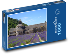 Francie - klášter Puzzle 1000 dílků - 60 x 46 cm