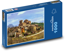 Vidiecke sídlo vo Francúzsku Puzzle 1000 dielikov - 60 x 46 cm 