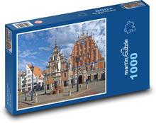 Lotyšsko - Riga Puzzle 1000 dílků - 60 x 46 cm