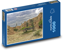 Kolumbie - Tatacoa Puzzle 1000 dílků - 60 x 46 cm