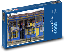 Salento - kolumbijská architektúra Puzzle 1000 dielikov - 60 x 46 cm