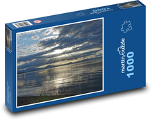 Nový Zéland - lake Taupo Puzzle 1000 dielikov - 60 x 46 cm 