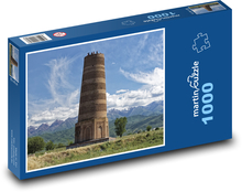 Věž v Kyrgyzstánu Puzzle 1000 dílků - 60 x 46 cm