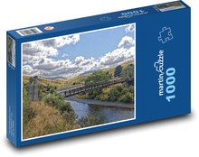 Most Spring Vale, Nový Zéland Puzzle 1000 dílků - 60 x 46 cm