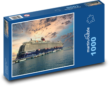 Statek oceaniczny Puzzle 1000 elementów - 60x46 cm