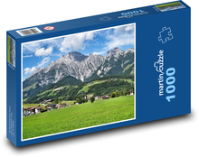 Léto v rakouských Alpách Puzzle 1000 - 60x46 cm