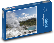 Gejzer Pohutu - Nowa Zelandia Puzzle 1000 elementów - 60x46 cm