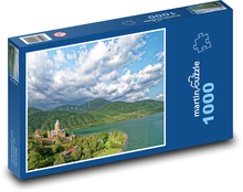 Gruzínsko - hrad Ananuri Puzzle 1000 dielikov - 60 x 46 cm 