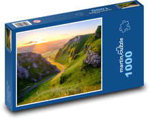 Sonnenuntergang über dem Tal Puzzle 1000 Teile - 60 x 46 cm
