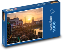 Sieťky na kraby v prístave Puzzle 1000 dielikov - 60 x 46 cm 
