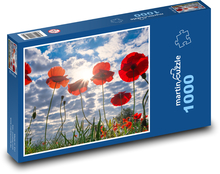 Rostliny - Vlčí mák Puzzle 1000 dílků - 60 x 46 cm