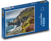 Hrad a rozbouřené moře Puzzle 1000 - 60x46 cm