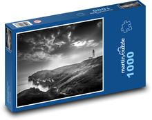 Leuchtturm, Klippe, Meer Puzzle 1000 Teile - 60 x 46 cm