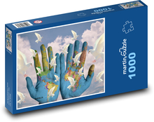 Welt, Harmonie, Frieden Puzzle 1000 Teile - 60 x 46 cm