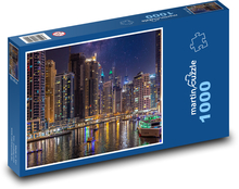 Dubaj - marina Puzzle 1000 dílků - 60 x 46 cm