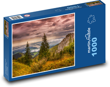 Bavorské Alpy – výhľad na Chiemské jazero Puzzle 1000 dielikov - 60 x 46 cm 