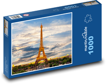 Paríž - Eiffelova veža Puzzle 1000 dielikov - 60 x 46 cm 