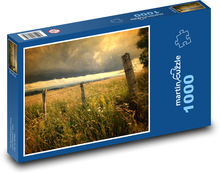 Příroda, krajina, louka Puzzle 1000 dílků - 60 x 46 cm