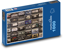 Retro kazety Puzzle 1000 dílků - 60 x 46 cm