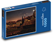 Noční město, Německo Puzzle 1000 dílků - 60 x 46 cm