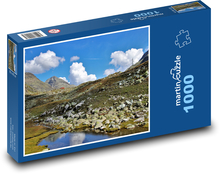 Mountain panorama with lake Puzzle 1000 pieces - 60 x 46 cm 