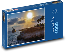 Vrak na pobreží Puzzle 1000 dielikov - 60 x 46 cm 