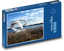 See, Schwäne Puzzle 1000 Teile - 60 x 46 cm