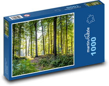 Přiroda, stromy, les Puzzle 1000 dílků - 60 x 46 cm