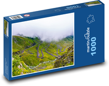 Hmla nad Transfagarasanom, Rumunsko Puzzle 1000 dielikov - 60 x 46 cm