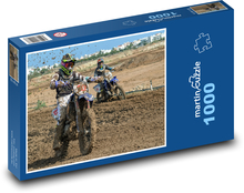 Motocross, motorcycles, mud Puzzle 1000 pieces - 60 x 46 cm 