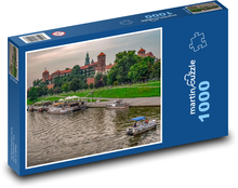 Krakau und Schloss Wawel, Polen Puzzle 1000 Teile - 60 x 46 cm