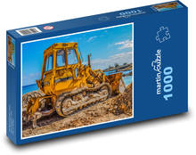 Buldozér, stavebné zariadenia Puzzle 1000 dielikov - 60 x 46 cm 