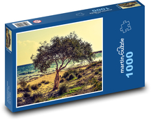 Osamelý strom na brehu Puzzle 1000 dielikov - 60 x 46 cm 