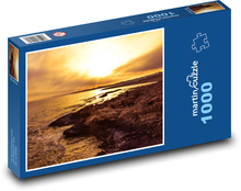 Rocky coast at sunset Puzzle 1000 pieces - 60 x 46 cm 