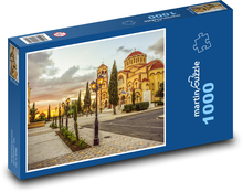 Church - Cyprus, Paralimni Puzzle 1000 pieces - 60 x 46 cm
