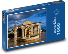 Stone Fountain in Ayia Napa, Cyprus Puzzle 1000 pieces - 60 x 46 cm 
