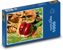 Kasztan jesienny Puzzle 1000 elementów - 60x46 cm