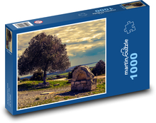 Olivenbaum am Meer Puzzle 1000 Teile - 60 x 46 cm