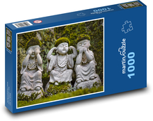 Sochy - Plastiky - Buddhové Puzzle 1000 dílků - 60 x 46 cm